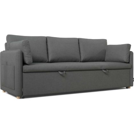 Nalui Sofá Cama Gris Antracita Nest 3 3 plazas (211x86x88cm) (1/5)