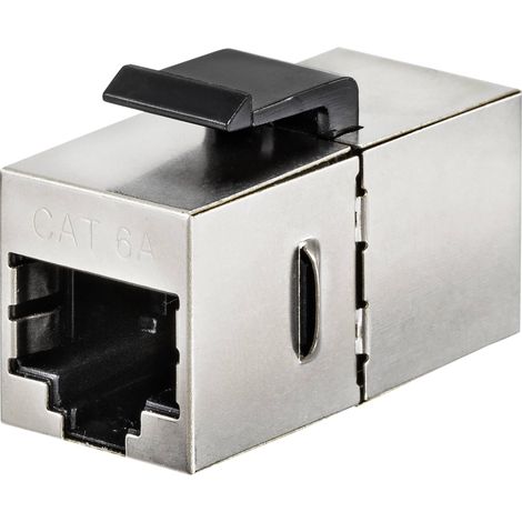 Renkforce RJ45 réseau informatique Adaptateur CAT 6a [1x RJ45 femelle 8P8C - 1x RJ45 femelle 8P8C] (1/3)
