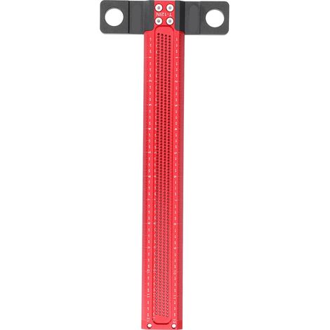 règlesRègle T pour Marquage de Trou en Alliage d'Aluminium - 30cm / Précise, Résistante, pour Travaux du Bois (1/5)