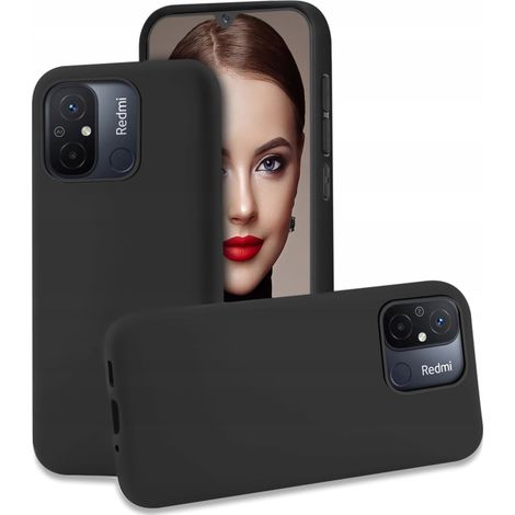 Custodia per Xiaomi Redmi 12C/Redmi 11a in silicone opaco + vetro (1/5)