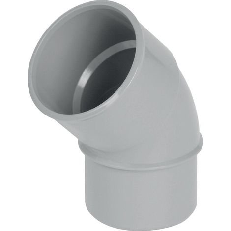 Coude PVC Vidange 45° Mâle Femelle ∅80