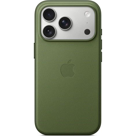 Coque iPhone 17 Pro Tissage technique avec MagSafe – Vert