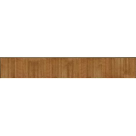 Tapis rectangulaire marron 60x400 cm bambou (1/5)