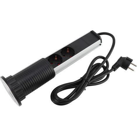 Tisch-USB-Steckdose, multifunktionale Steckdose für Arbeitsplatte, Büro, Zuhause, Steckdose mit USB-Anschluss für Küche und Kochsysteme