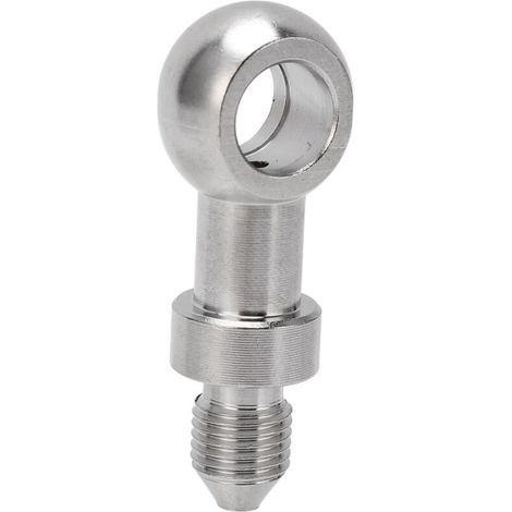 Jeffergarden Raccord Banjo de Frein, Raccord Banjo de Frein 3/8 Diamètre Intérieur de 10 Mm en Acier Inoxydable Adaptateur de Ligne de Tuyau Prévention des Fuites pour Boulon Banjo M10 (1/5)