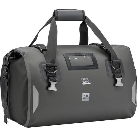 Motorrad Hecktasche 25L IPX6 wasserdicht mit Schnellverschluss und reflektierenden Streifen (1/5)