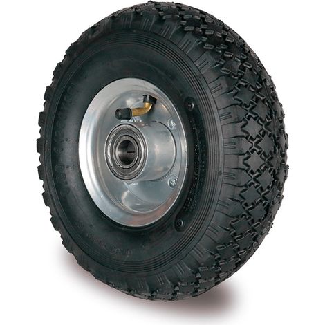Rueda neumática, banda de rodadura 4 lonas, carga máxima 175 kg, ø260 mm