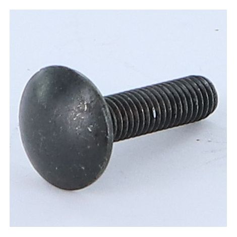 TRCC JAPY tête ronde collet carré M6X16 Filetage total Acier zingué noir-30 pièces