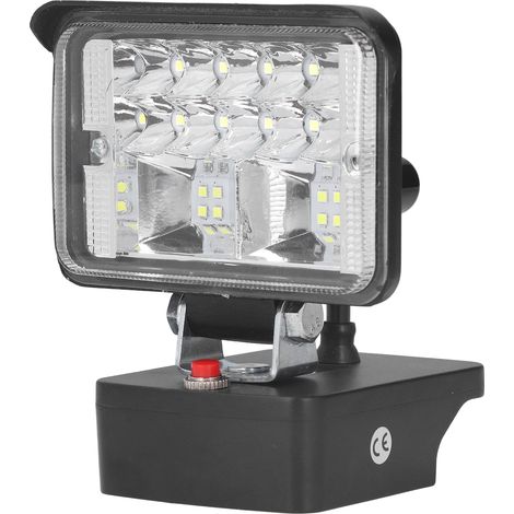 Projecteur LED Extérieur Puissant, Lumière de Travail Sécurité pour Outils HITACHI 18V (1/5)