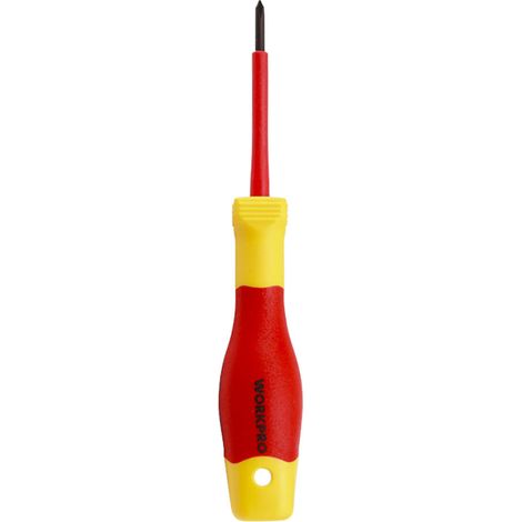 WORKPRO® VDE PH0 x 60 mm isolierter Kreuzschlitzschraubendreher (1/5)