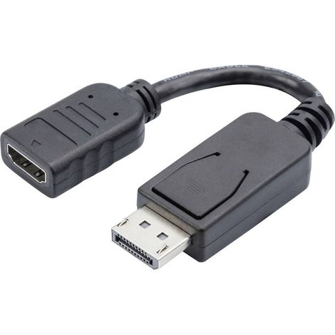 Adaptateur DisplayPort, HDMI Digitus AK-340400-001-S [1x DisplayPort mâle - 1x HDMI femelle] 15.00 c (1/4)