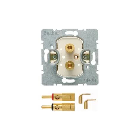Berker Modul-Einsätze Lautsprecher-Steckdose 450502 (1/2)