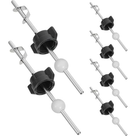 6 Pièces Composant de Bonde Pop-up pour Lavabo, 20x7x3 Cm (1/5)