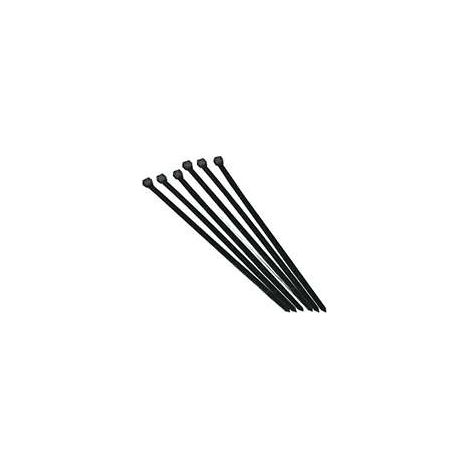 Fascette di cablaggio nere 4,8 x 290 - 100 pz.