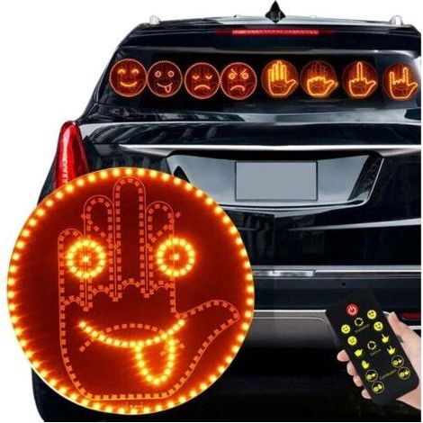 Finger lights and car turn signals, gesture car lighting for self-expression, 2 in 1, car expression lighting, car gesture lighting (1/4)