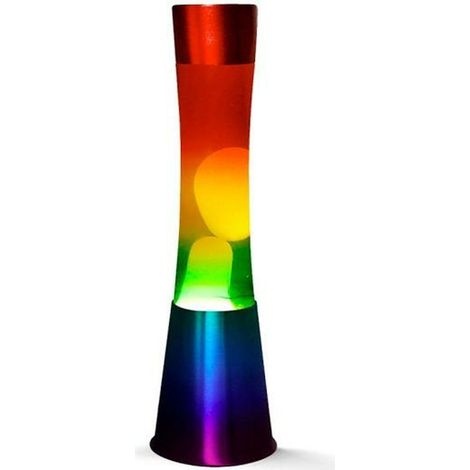 iTotal Rainbow Lava-Lampe multicolor 40 cm