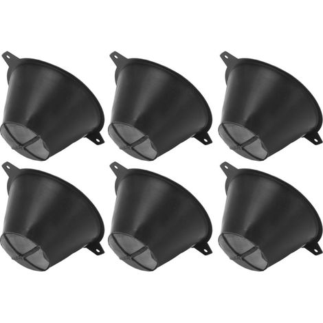 Lot de 6 filtres à peinture en plastique avec tamis en nylon fin réutilisable pour résidus alimentaires à base d'eau et d'huile (1/5)