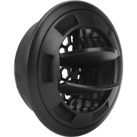 Sortie d'air noir ronde 100/75mm avec grille, bouche de ventilation pour camping-car, bus, voiture électrique (1/5)