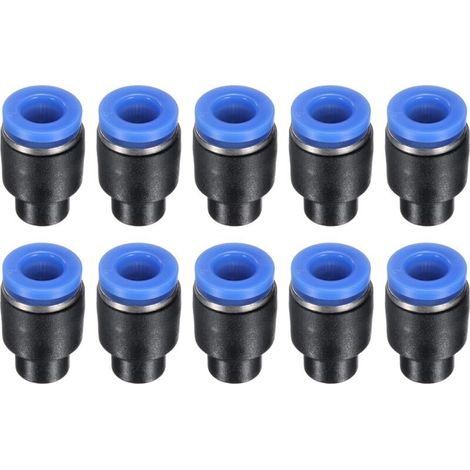 Confezione da 10 tappi di tenuta pneumatici ermetici per sistemi ad aria compressa da 6 mm (1/4)