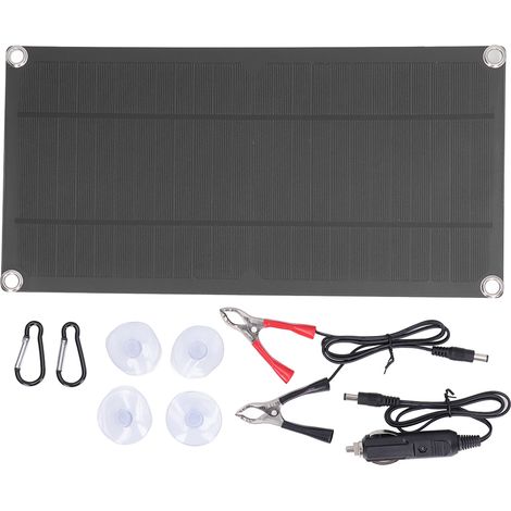 Panneau solaire monocristallin 10W 18V photovoltaïque PV monocristallin Flexible pour le ménage 30W