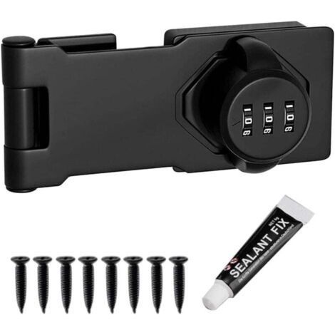 Serrure à Combinaison 3 Chiffres Sans Clé Pour Armoire 4.5 Pouces Verrou Porte Code (1/4)