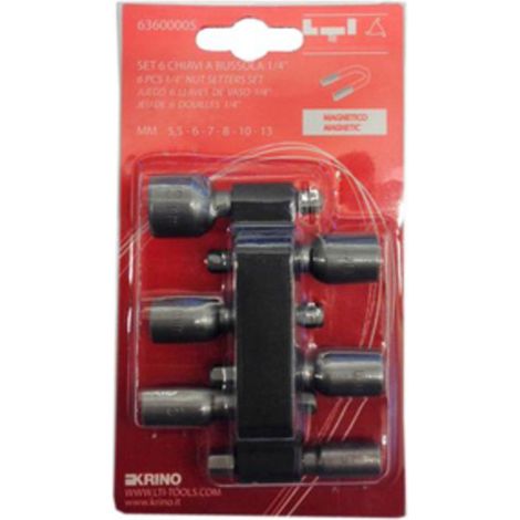 LTI SET 6 INSERTI A BUSSOLA MAGNETICI