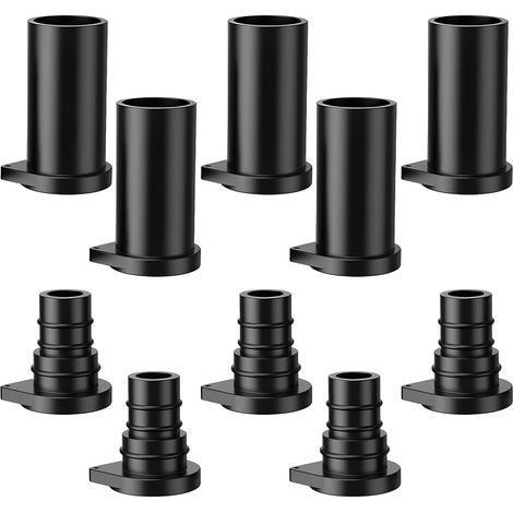 Pairs of PV Plug Caps, UV Rubber, Black, Indoor/Outdoor, Solar (1/5)