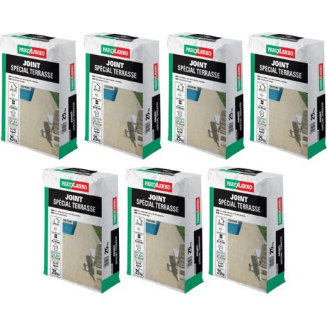 Lot de 7 sacs de joint spécial terrasse PAREXLANKO - Ton Pierre - 175kg (1/5)