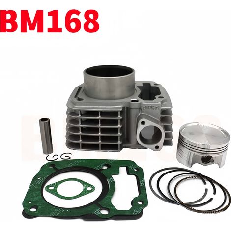 Cylindre, piston et segments de piston pour motos SDH150-ABC, CBF150, XR150 et KTT150 (1/4)