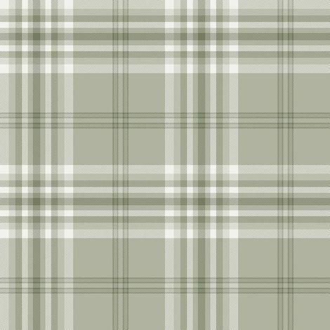 Catherine Lansfield Kelso Check Sage Green Wallpaper Chequered Feature Wall (1/4)