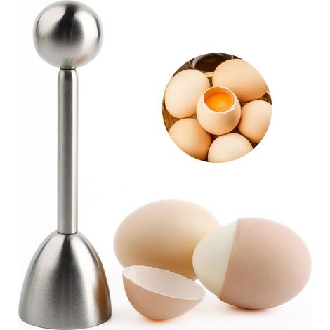 Ouvre-œuf - 1 Pièce - Acier Inoxydable - Séparateur De Coquille - Cuisine Maison Et Restaurant - 13 Cm (1/5)