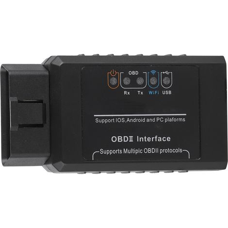 Lecteur de Codes Erreur OBD2 WiFi USB, Outil Diagnostic Multifonction pour Véhicule Essence 12V, Scanneur Auto de Pannes (1/5)