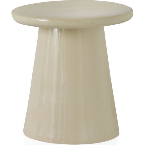 Tabouret/table d'appoint en céramique (1/3)