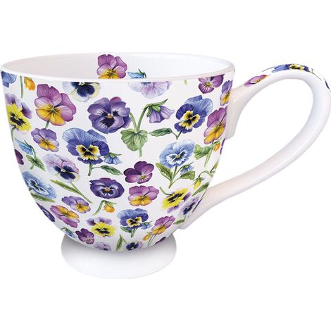 Pensées - Bol en Porcelaine Fine
