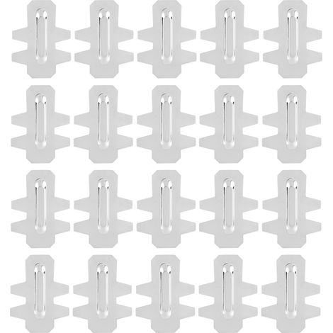 20 Crochets Porte en Acier Inoxydable pour Cage de Lapin, Accessoires Matériel d'Élevage