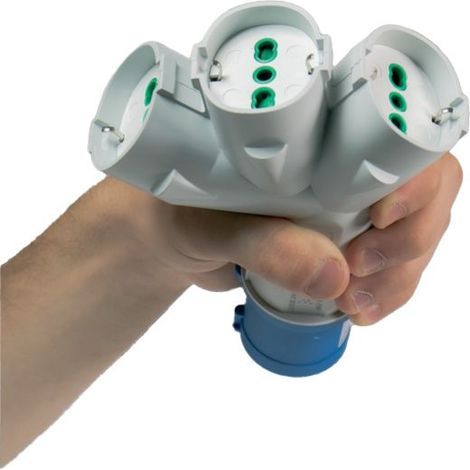 Adaptador Fanton 73095 de enchufe Cee de 230 V a 3P40 (1/4)