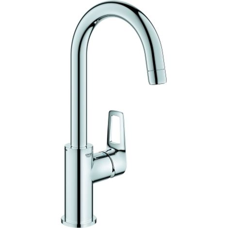 Grohe BauLoop Monomando de lavabo de 1/2" Tamaño L Chrome, 23891001