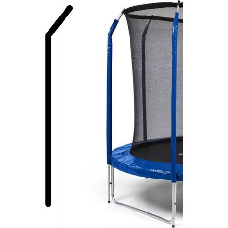 Montant droit h261cm avec déport 22cm en haut pour trampoline (1/4)