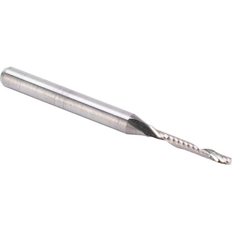 Jeu de 5 fraises à spirale en acier au tungstène pour le travail du bois, 3,175 x 1,5 x 12 mm (1/5)