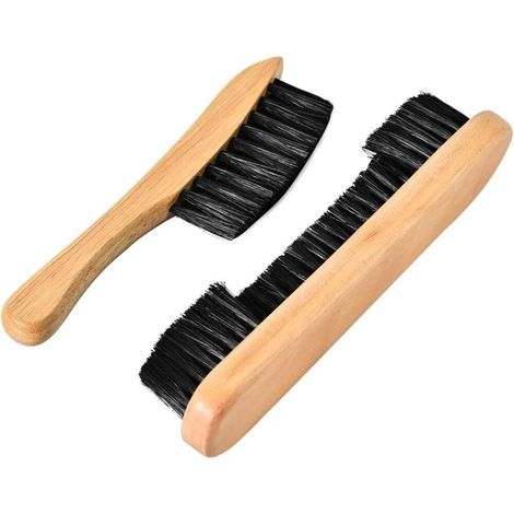 Wooden Handle Billiard Pool Table and Rail Brush Set – 2 Set Billiards Pool Table and Rail Brush (1/4)