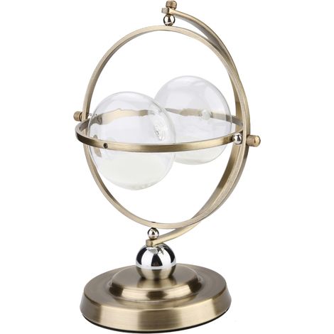 Sablier en métal, sablier en verre de 15 minutes, style vintage, pour salon. (1/5)