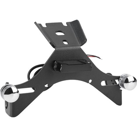 Support Plaque d'Immatriculation Moto avec Feu LED, Kit Arrière pour YAMAHA R1 2015-2018 (1/3)