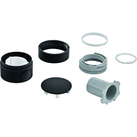 Grohe Temperaturwählgriff für Fertigmontageset Grohtherm SmartControl Thermostate, Phantom Black, 49029KF0 (1/2)