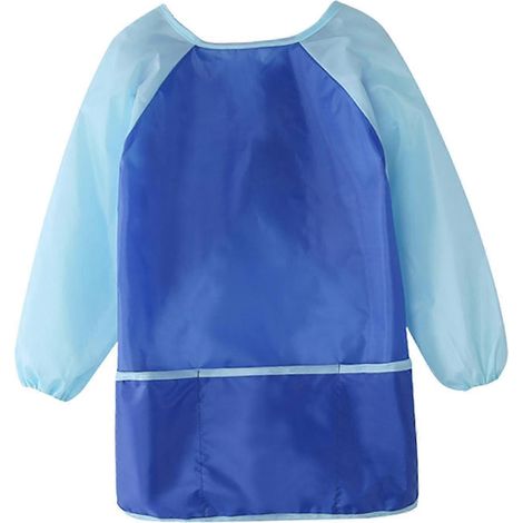 Tablier d'artiste pour enfants, tablier de peinture aux couleurs vives, tablier d'artiste pour la classe, la maternelle, l'école primaire, le dessin et la pâtisserie-F (1/5)