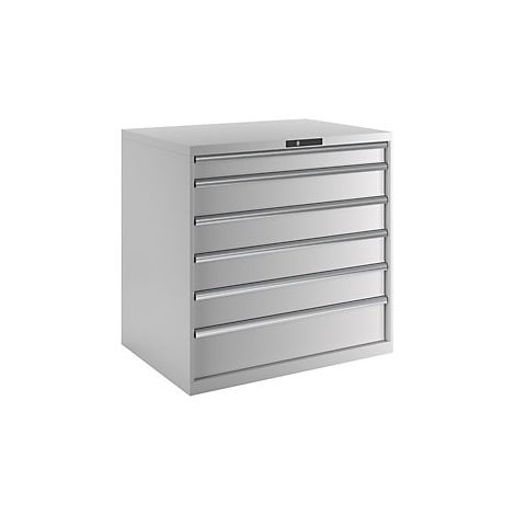 Cajonera  chapa de acero  H x A 1000 x 1023 mm  6 cajones 