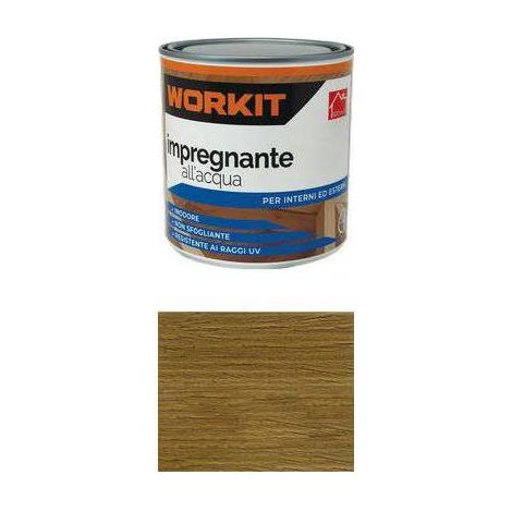 IMPREGNANTE ACQUA WORKIT - NOCE SCURO ML 750 - 6 pezzi
