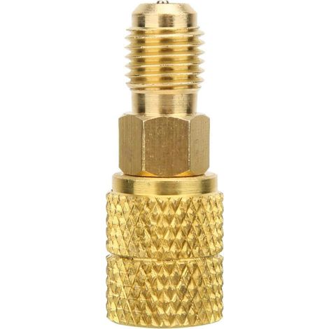 1 Adaptateur R410A, Laiton, 5/16 Pouces Femelle, 1/4 Pouces Mâle, Système CVC