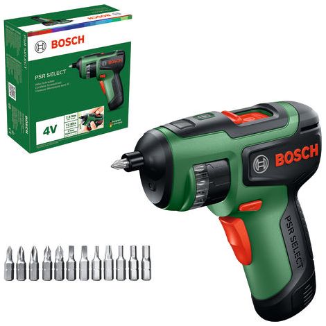 Avvitatore a batteria Bosch PSR Select, 1 batteria ricaricabile BA 4V 2,0Ah