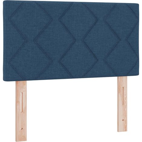 Maison Exclusive - Cabecero LED Azul 80 cm tela