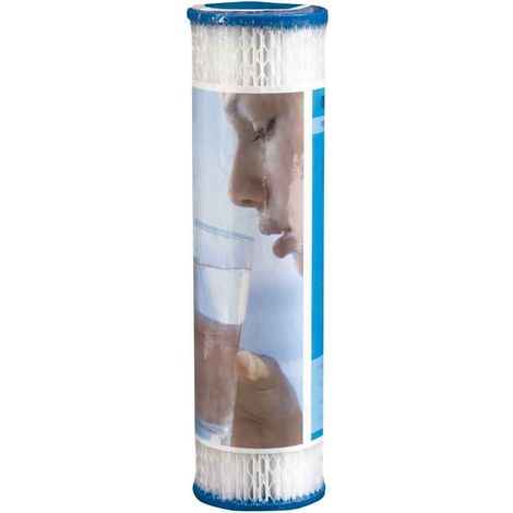 Cartucho Poliéster Plisado 9 3/4'' Portacartuchos 3 y 2 Piezas -1, 5 y 50 micras  Waterfilter  Medidas  Accesorios Fontanería: 5µm